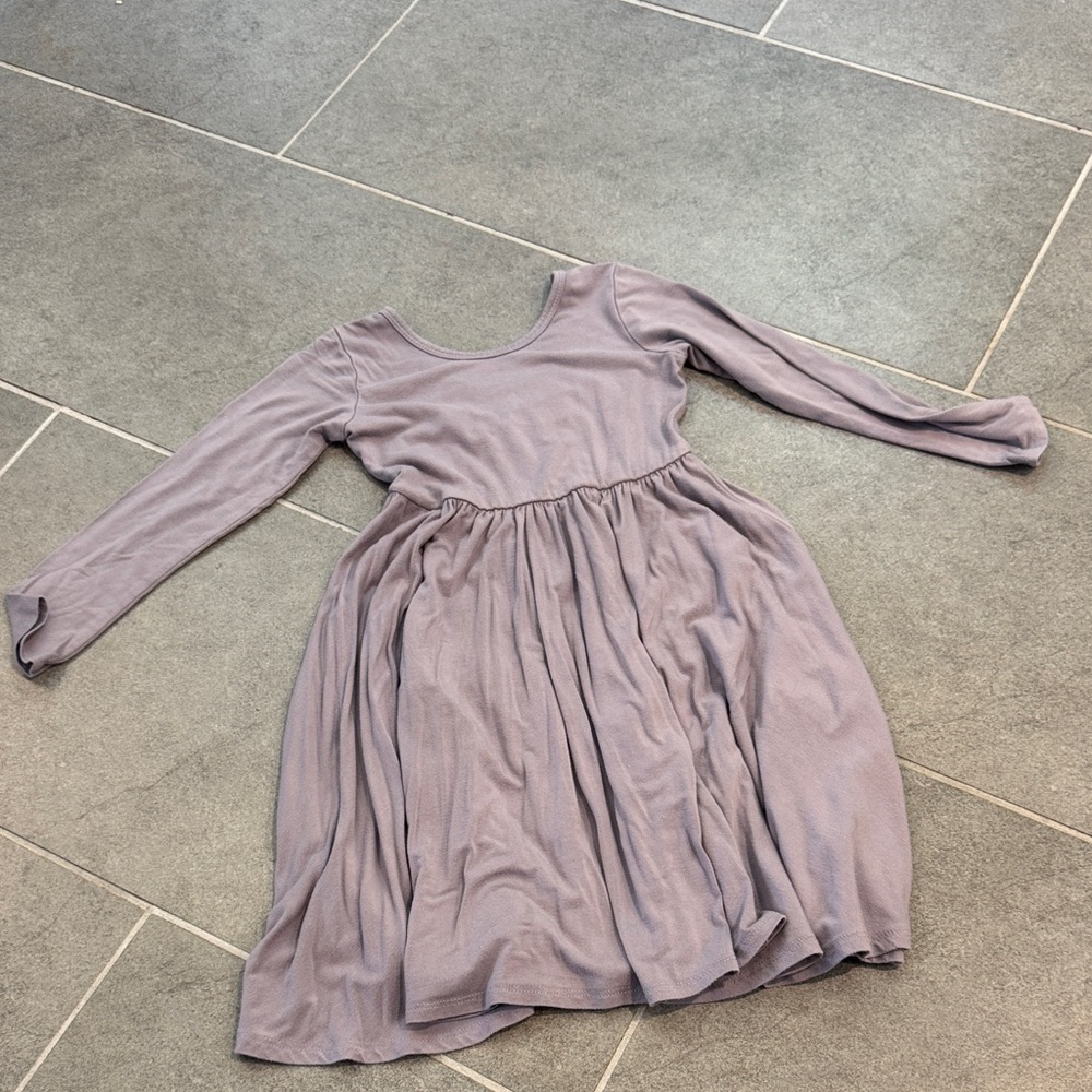 Kyte Lavender Long Sleeve twirl Dress